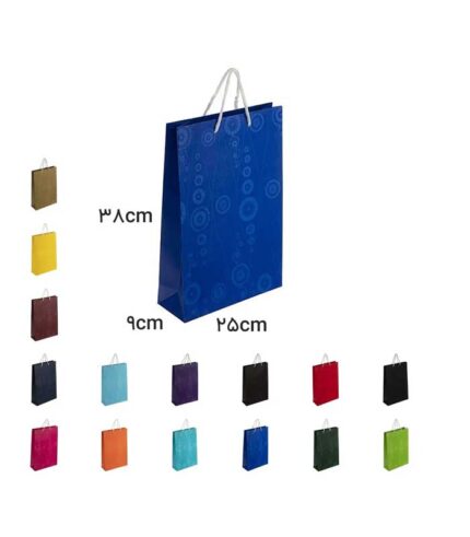 ساک دستی آماده گلاسه آکوا سایز 9-38-25