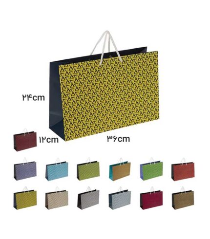 ساک دستی آماده گلاسه دلتا سایز 12-24-36