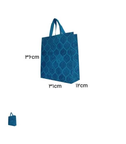 ساک دستی آماده پارچه ای سوزنی کلاسیک سایز 12-36-31