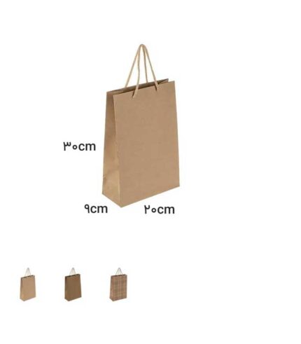 ساک دستی آماده کرافت سایز 9-30-20