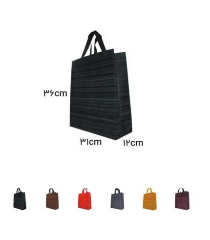 ساک دستی آماده پارچه ای سوزنی راک سایز 12-36-31